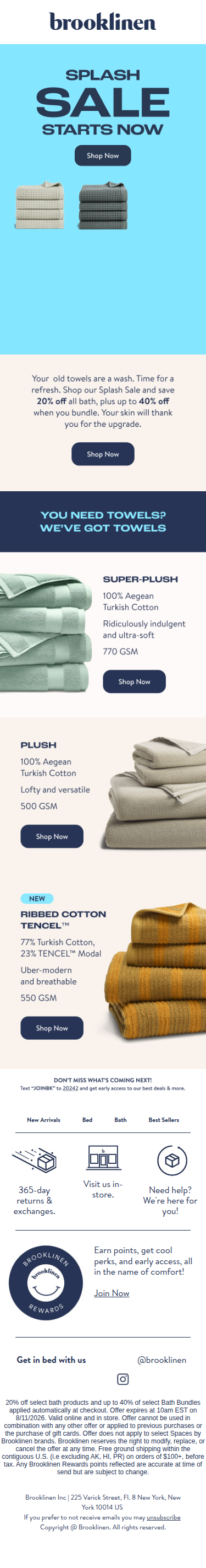 20% OFF ALL BATH STARTS NOW