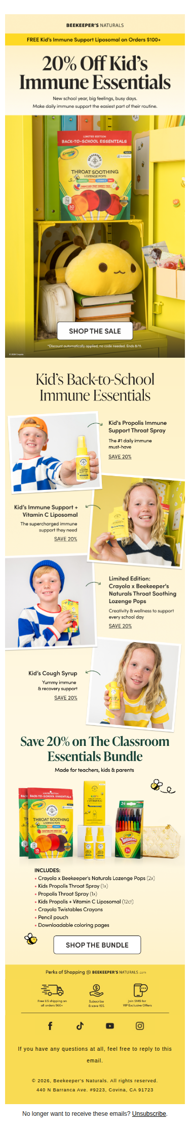 20% Off Your Kid’s *Favorite* Immune Support