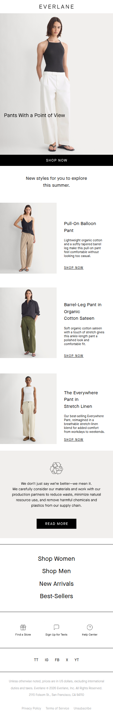 New Pants, Better Fabrications