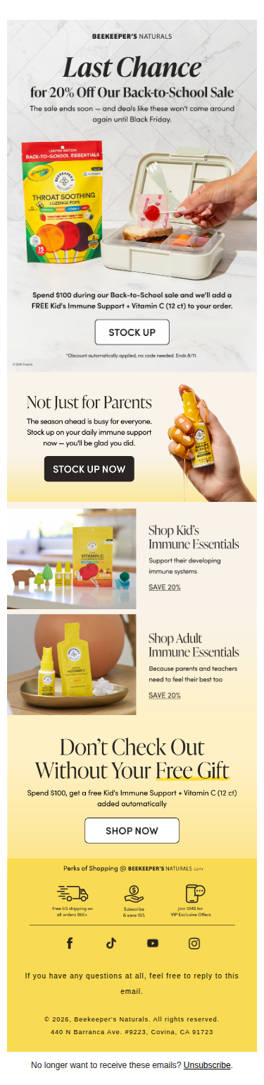 Last Chance to Stock Up 📣