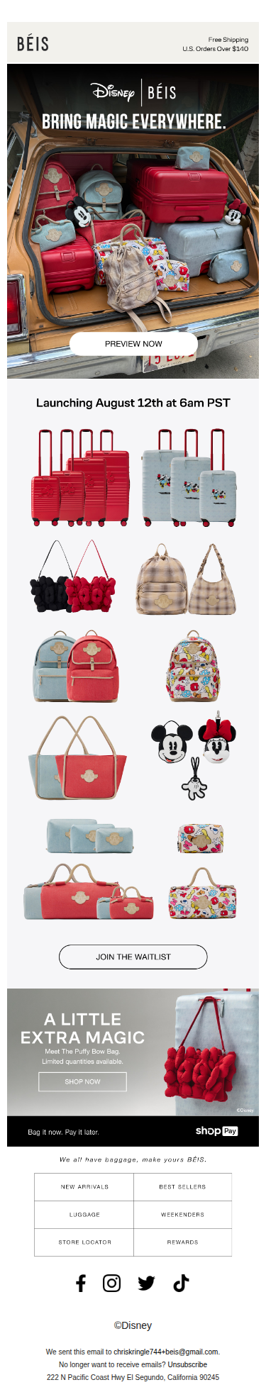 Magic Inside: Disney x BÉIS