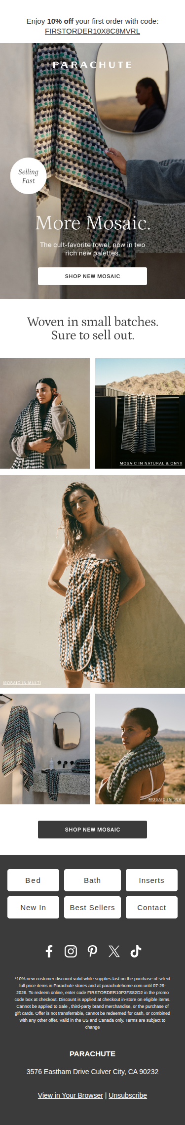 New in our #1 Towel