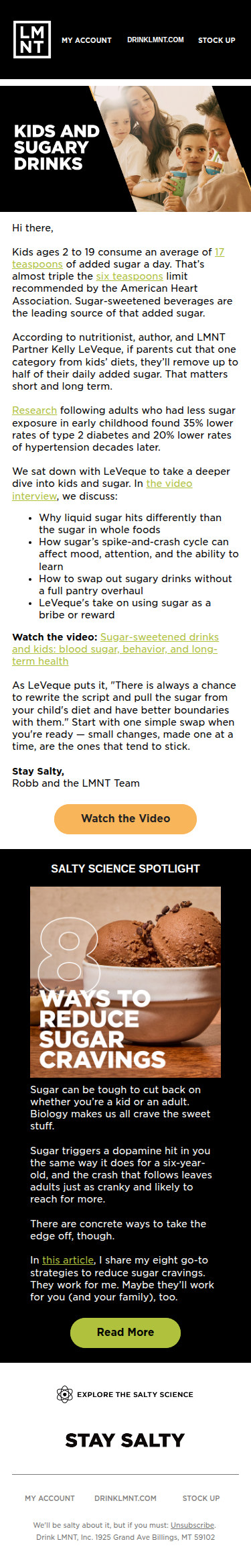 Nutritionist Kelly LeVeque on kids and sugary drinks