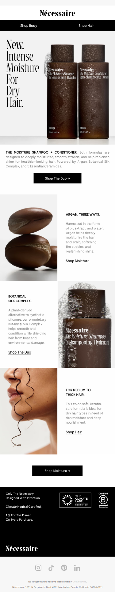 New! Intense Moisture For Dry Hair
