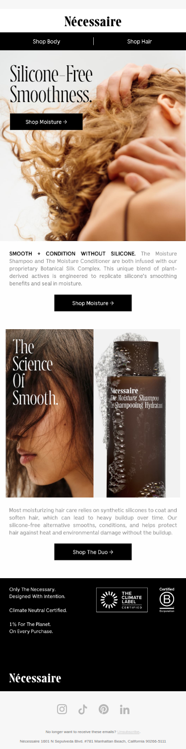 Smooth Hair Without Synthetic Silicones