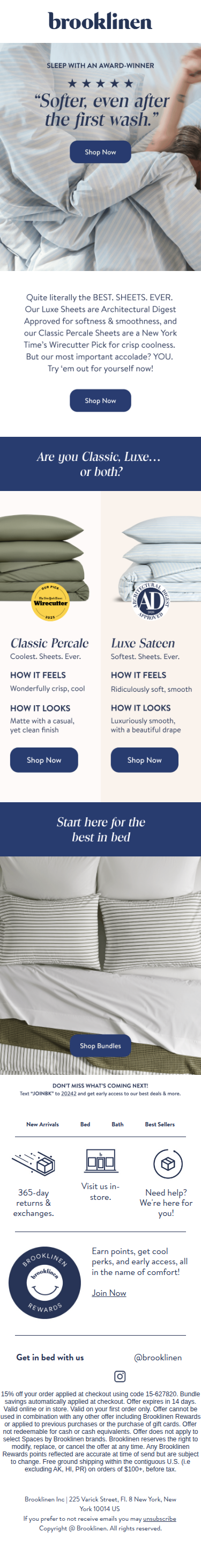 SOFTEST & COOLEST. SHEETS. EVER.