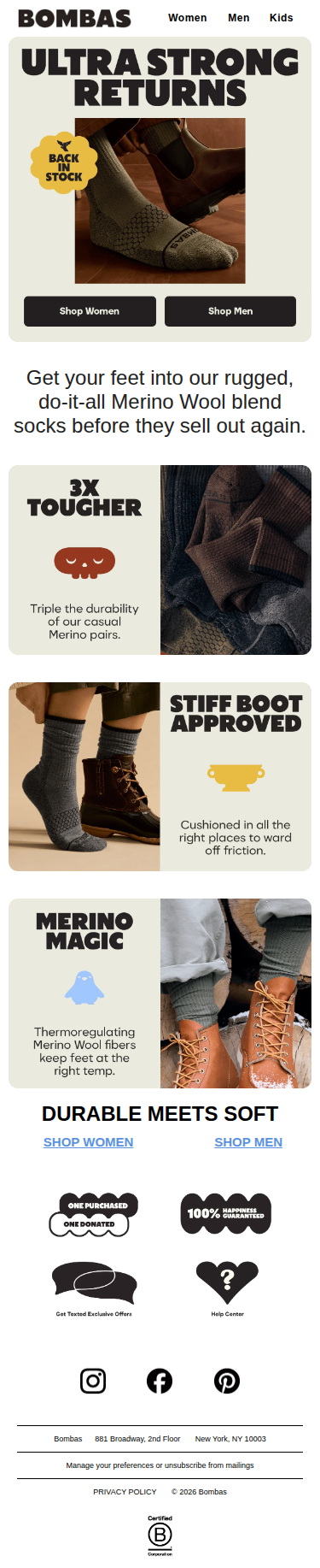 Ultra Strong Socks Are Back