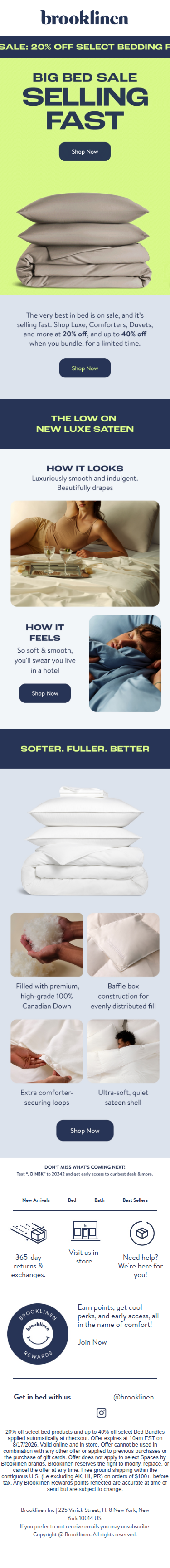 Award-Winning Bedding Going...Going...ALMOST Gone
