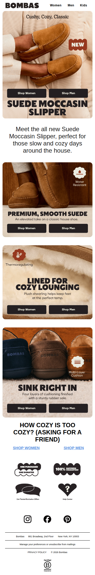 Meet the New Suede Moccasin Slipper
