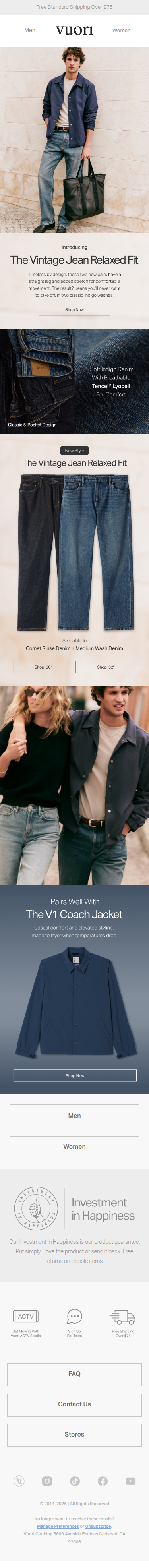 New Denim: The Vintage Jean Relaxed Fit
