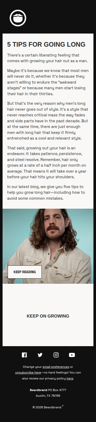 5 Tips for Growing Long Hair