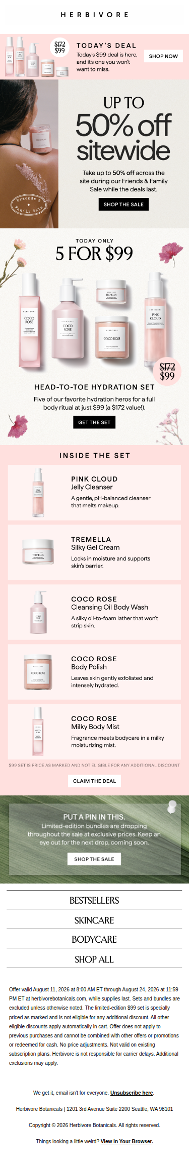 TODAY'S DEAL: 5 hydration heroes for $99