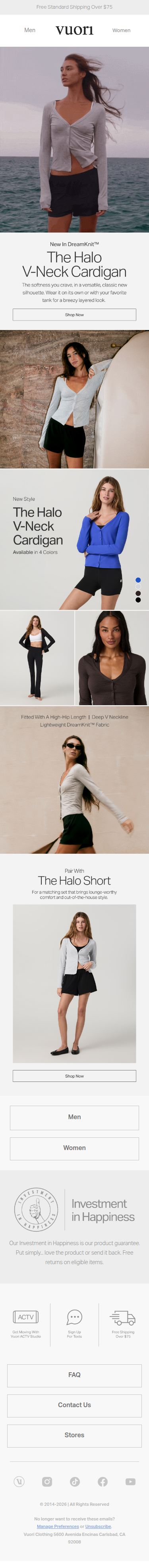 New Style: The Halo V-Neck Cardigan