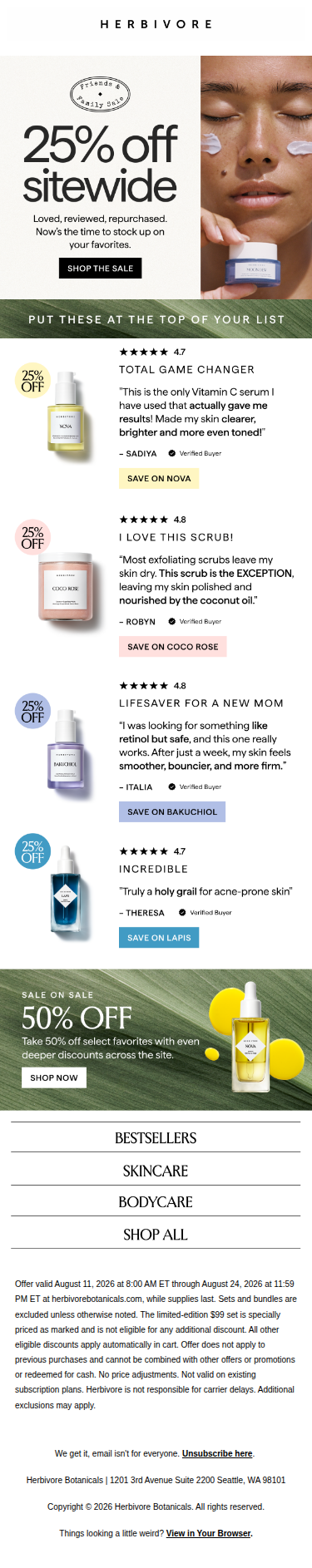 25% OFF our top-rated products 🏆