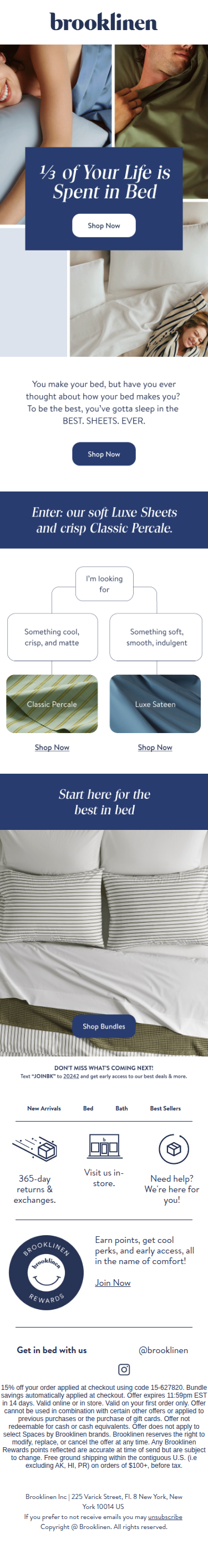 Live Your Best Life in the BEST. SHEETS. EVER.