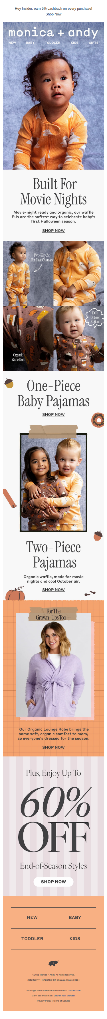 NEW: Scary CUTE Organic PJs 🍂👻
