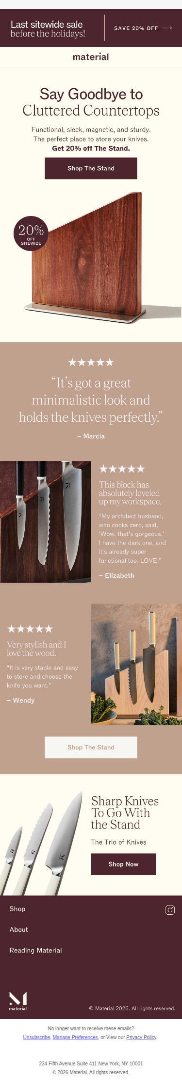 Keep your knives sharp