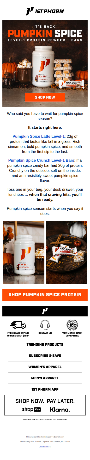 🎃 It's officially that time of year...