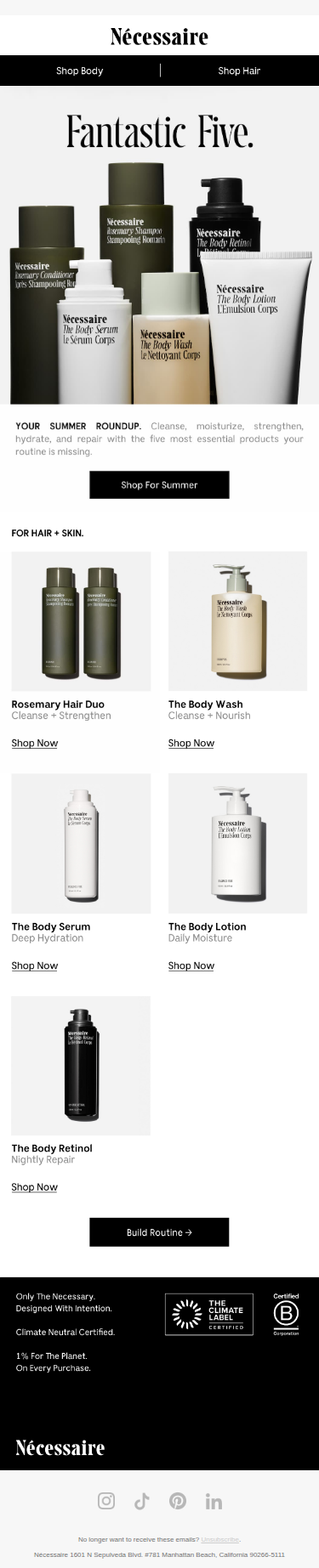 Five Essentials. Picked For You.