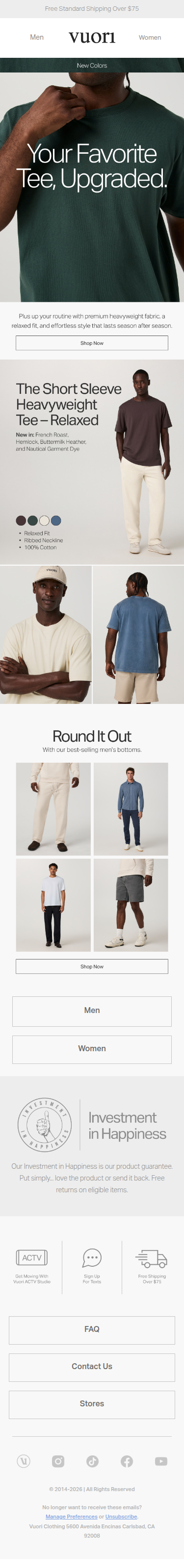 Your Everyday Tee, Now In New Colors