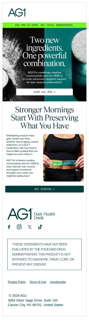 Stronger mornings start here.