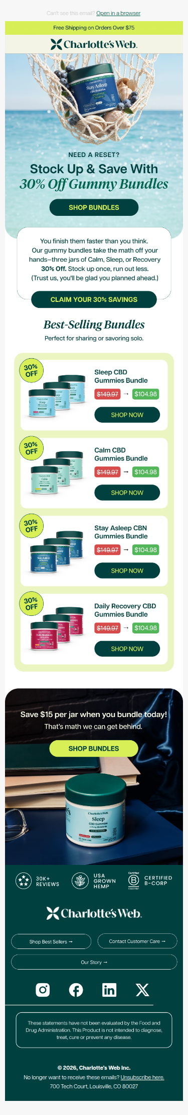 We did the math. Thank us later 🌿