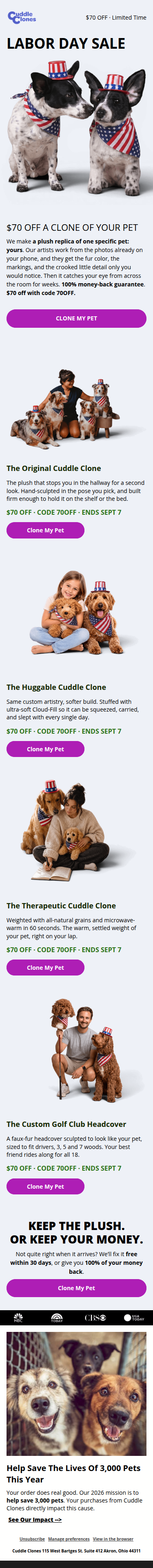 Labor Day Sale Is Live!