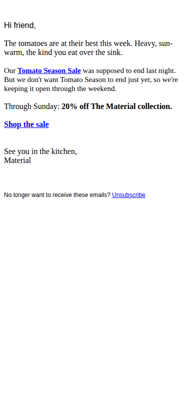 We're extending the sale!
