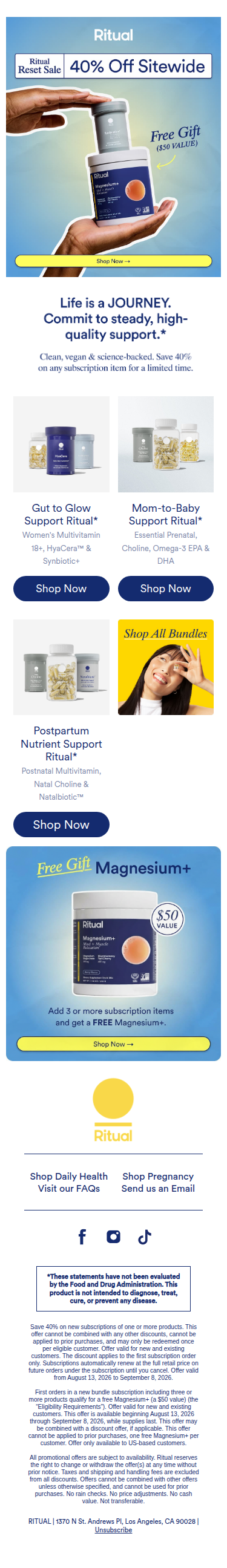 Trusted daily essentials at 40% off?