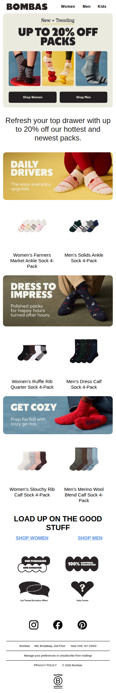 Up to 20% Off Our Hottest Packs