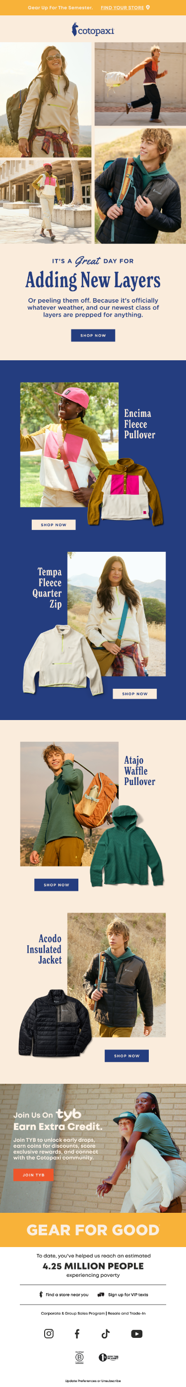 Our 🆕class of layers has arrived.