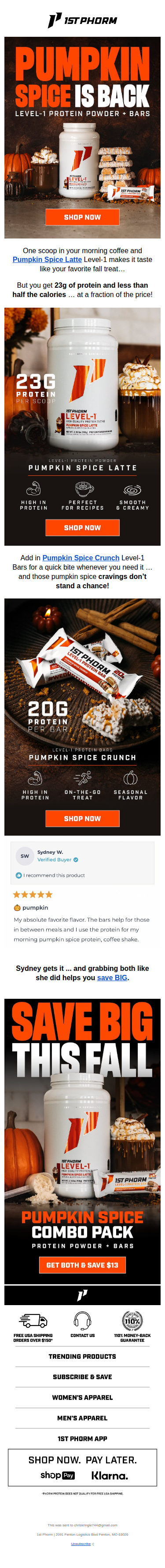 Two things you're missing out on...