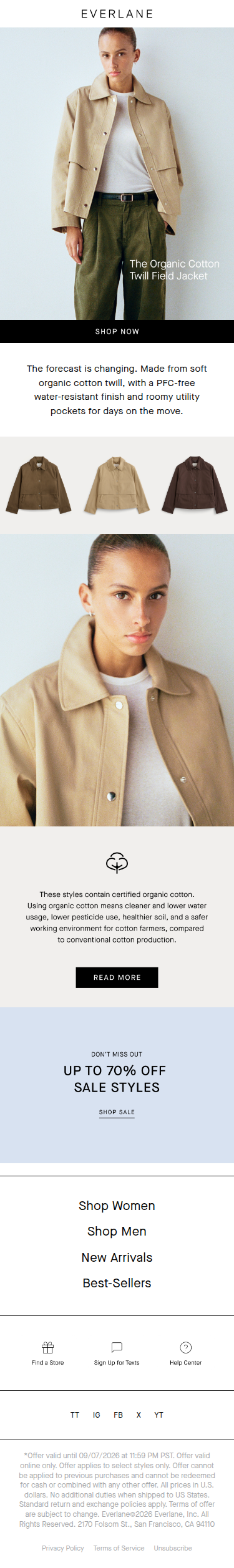 Introducing the Organic Cotton Twill Field Jacket